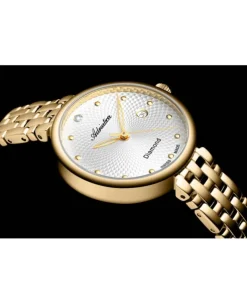 Efektowna i elegancka tarcza w modelu A3543 ozdobiona jest diamentem. Adriatica A3543.1143DQ